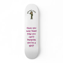 Military Girl - Blonde skateboards