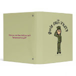 Military Girl - Light binders