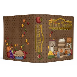 Military Give Thanks (Recipe Book) binder