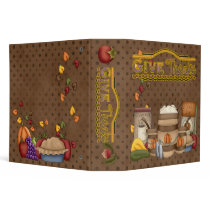 Military Give Thanks (Recipe Book) binders