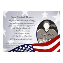 Military Going Away Party Announcements