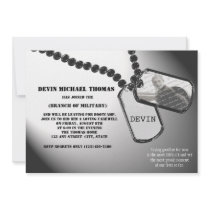 Military Going Away Party Personalized Invitation