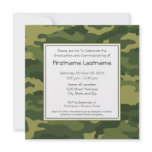Military Graduation or Commissioning Party Announcement