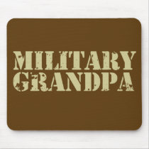 Military Grandpa Mousepads