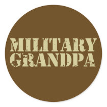 Military Grandpa Stickers
