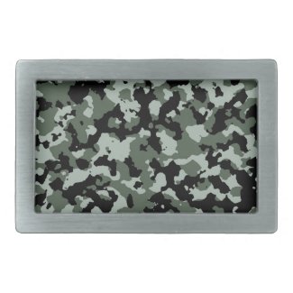 Military Green Camouflage Pattern Belt Buckle