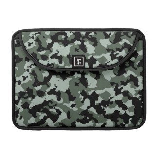 Military Green Camouflage Pattern MacBook Pro Sleeves