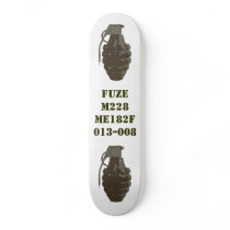 Military Grenade Skateboard
