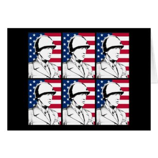 Military Hero - General Patton card