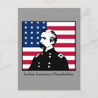Military Hero - J.L. Chamberlain postcard