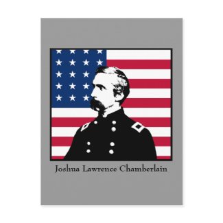 Military Hero - J.L. Chamberlain postcard