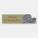 Military Honor Heroes & Veterans Bumper Sticker