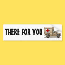 Military Hummer Ambulance Bumper Sticker TFY bumper stickers