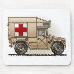 Military Hummer Ambulance Mouse Pad Military Hummer Ambulance Mouse Pad