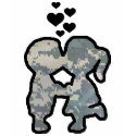 Military Kisses t-shirts by Jessicaleah Military Kisses t-shirts