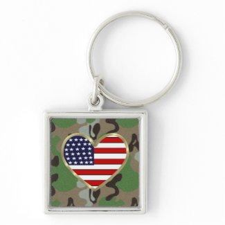 Military Love keychain