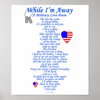 Military Love Poem print