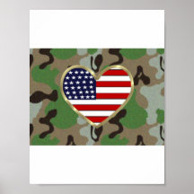 Military Love Print
