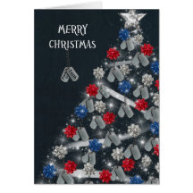 Military Merry Christmas Greeting Cards