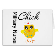 Military Nurse Chick cards by chicktshirts Military Nurse Chick cards