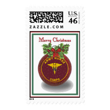 Military Nurse Corps Christmas Postage Stamps