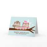 Military Owl Family Christmas Cards