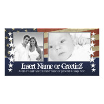 Military / Patriotic Christmas Photo Card photo cards