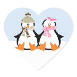Military Penguin Couple Sticker