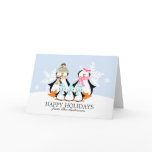 Military Penguin Family Christmas Cards