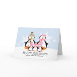 Military Penguin Family Christmas Cards