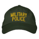 MILITARY POLICE embroidered hats