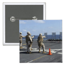 Military policemen train with the Berretta M9 Button