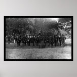 Military Post Band at Fort Monroe, VA 1864 posters