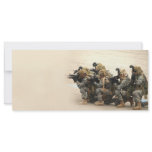 military protection rack card design