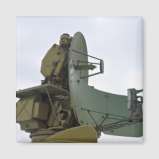 military radar antenna refrigerator magnet