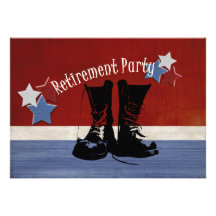 Military Retirement Party Announcements