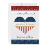 Military Retirement Party Personalized Invitation