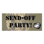 "Military Send Off Party" Custom Announcement