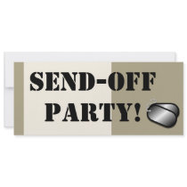 "Military Send Off Party" invitations by cowboyannie "Military Send Off Party" invitations