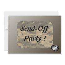 Military Send Off Party Announcements