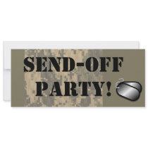 "Military Send Off Party" invitations by cowboyannie "Military Send Off Party" invitations