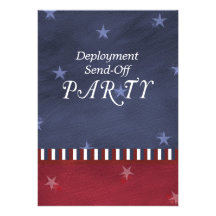 Military Send Off Party Invitation