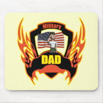 Military Soldier Dad Fathers Day Gifts mousepads