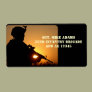 Military Soldier With Rifle At Sunset