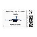 Military Space-a Travel, Pepperd.com postage