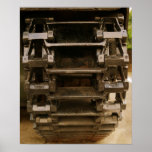 military tank wheel poster