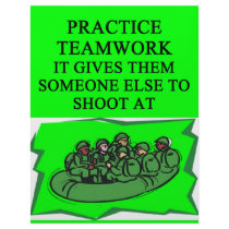 military teamwork joke letterhead design