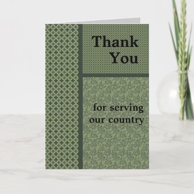 military thank you