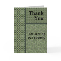 Military Thank You Card by cowboyannie Military Thank You Card