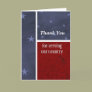 Military Thank You Card